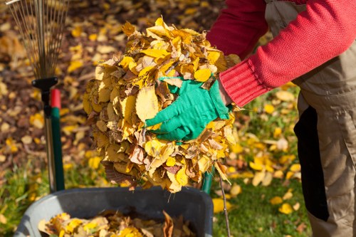Efficient garden waste removal process