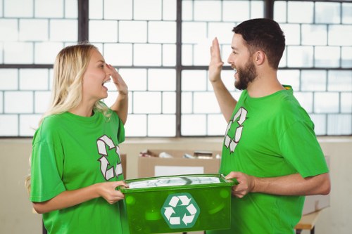 Recycling process for electronic waste in Blackwall